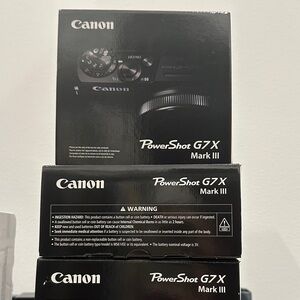 Canon PowerShot G7 X Mark III - Sleek Black